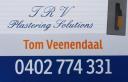 TRV Plastering Solutions logo